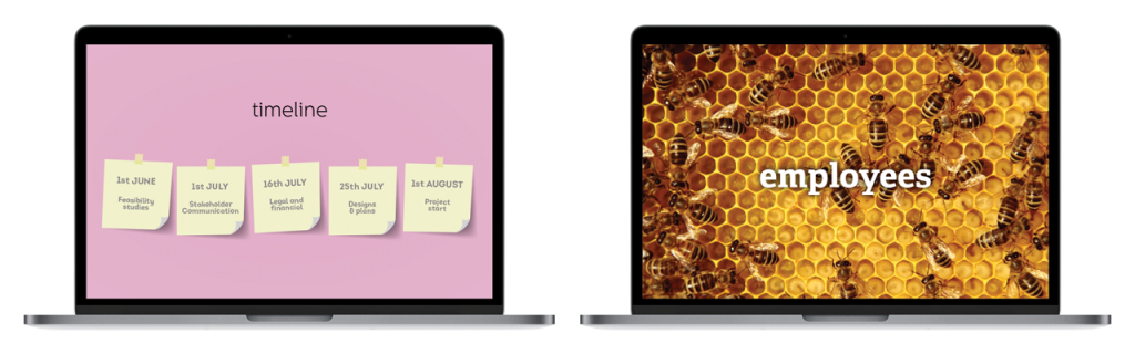 PowerPoint design examples
