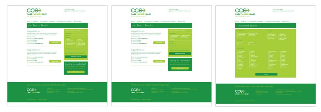 CCE Search Widget UI Design