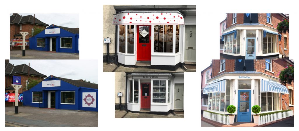 Photo shop visuals for shop fitting and shop design