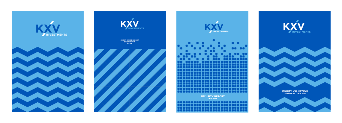 Brochure and Report covers