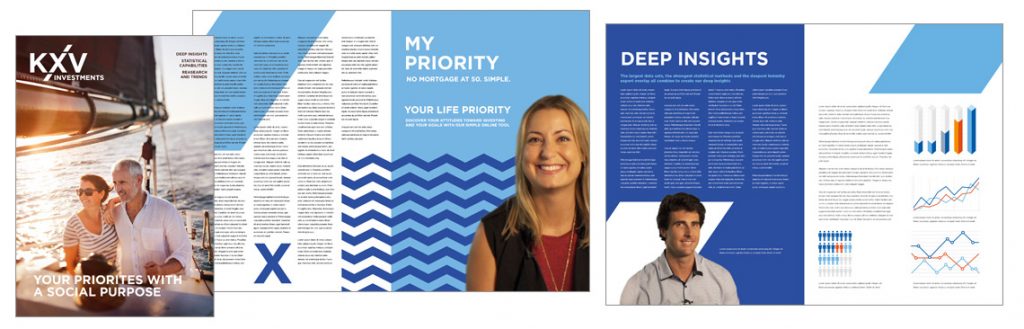 KXV Promotional Magazine Design Example