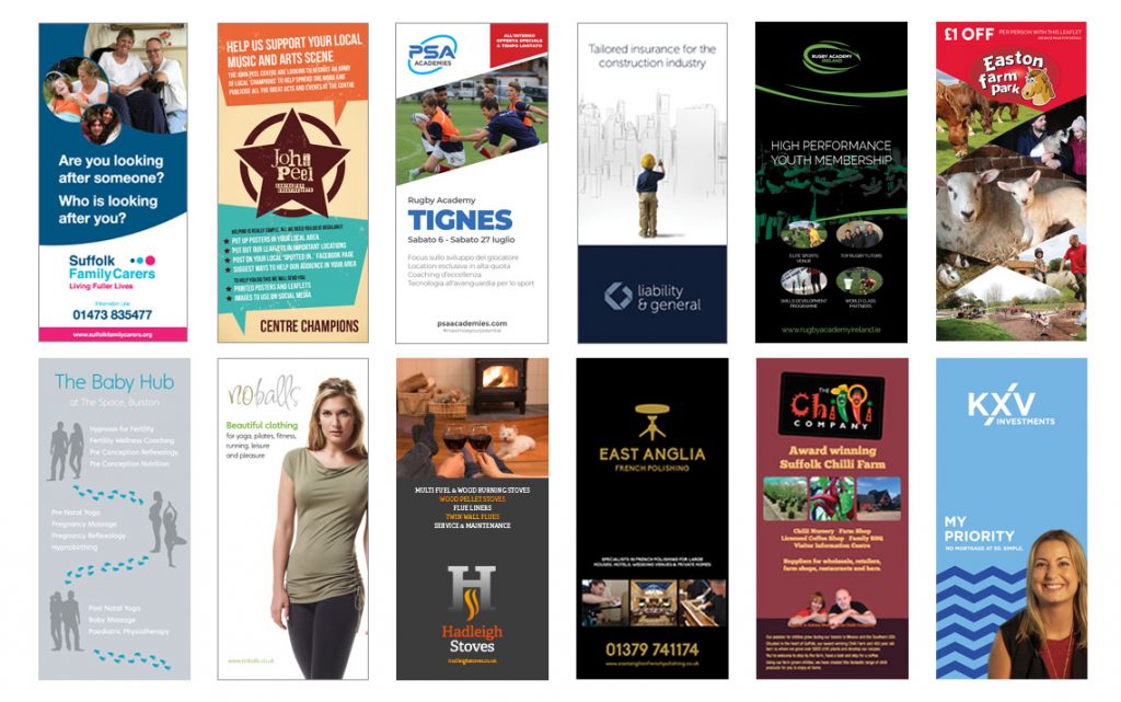 DL Leaflet designs suffolk