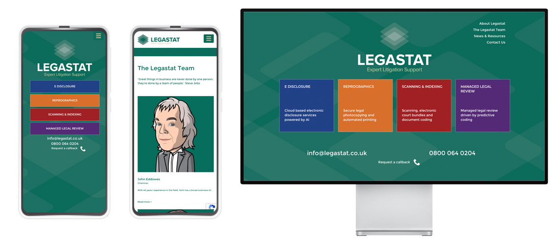 Legastat Law Firm Website Design