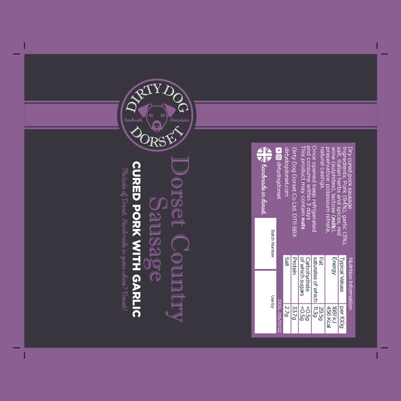 salamin label design