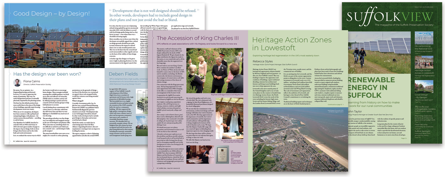 Suffolk Magazine Design Autumn 22