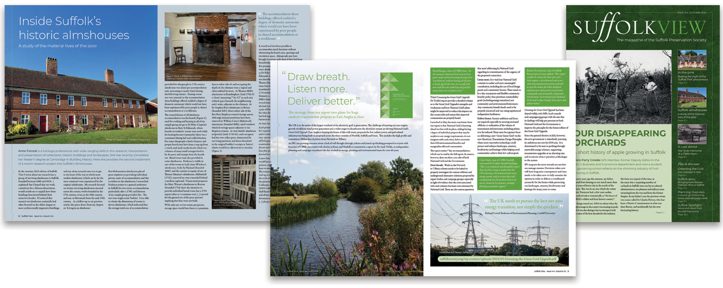 Suffolk Magazine Design Autumn 24 publication