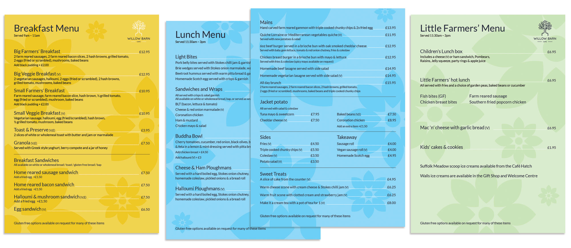 Cafe Logo Design Menus